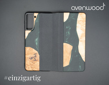 Samsung Galaxy S21 Plus PORTO COLLECTION FLIPCASE 13743 Grün